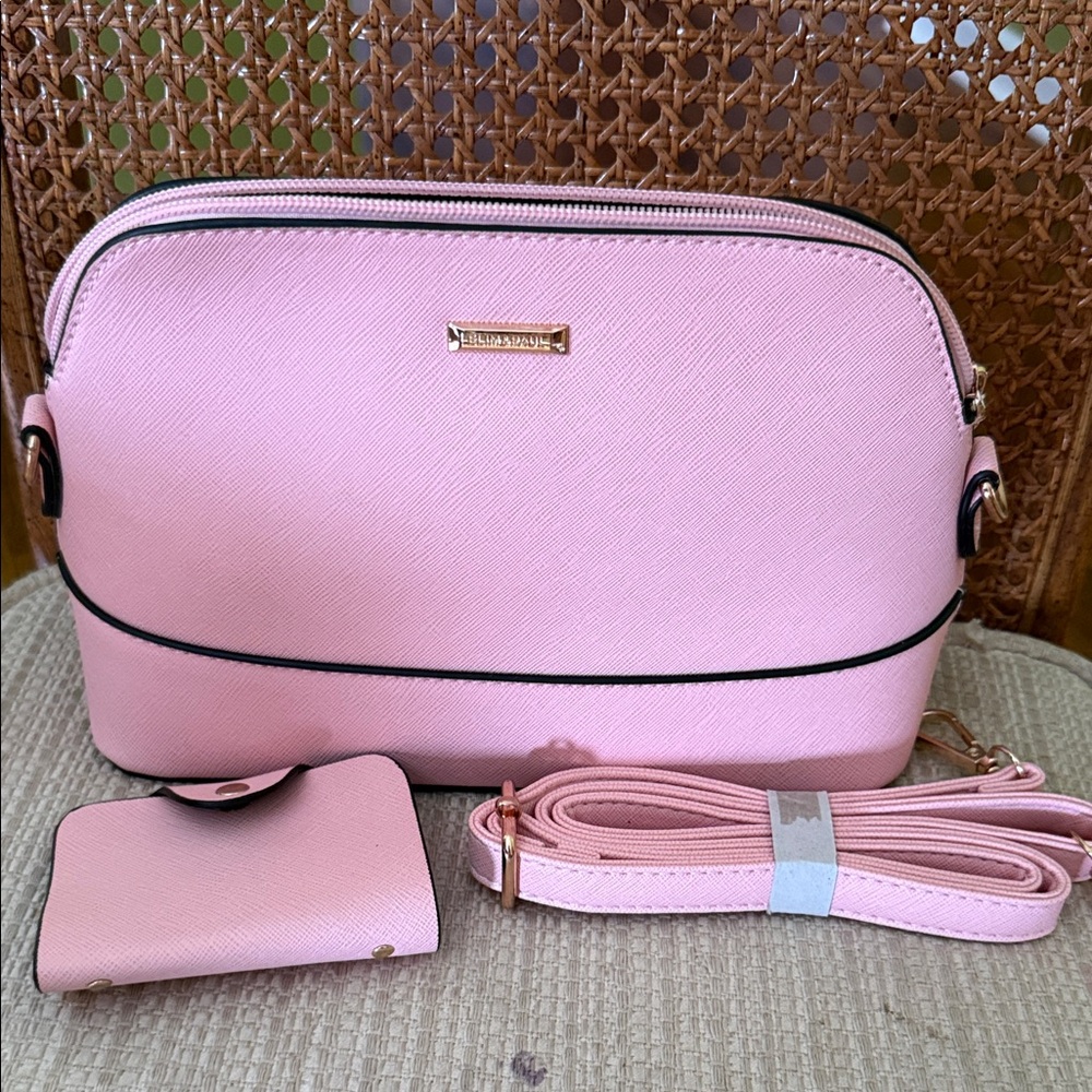 Elim & Paul Pink Crossbody Bag